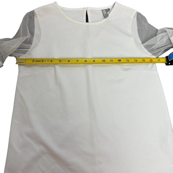 ASOS Women's Long Sleeve Ruffle Blouse Women's Size 2‎ - Picture 7 of 8